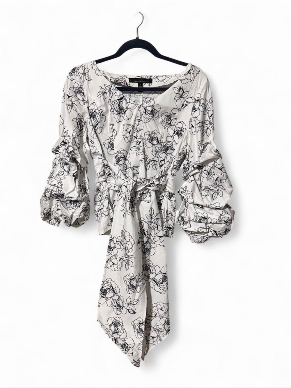 White House Black Market Ruffle Blouse